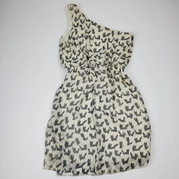 Everly One Shoulder Print Dress - Picture 5 of 5